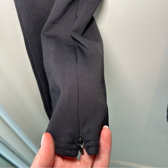 Alo Yoga High-Waist 7/8 Zip It Flare Legging Black Size Medium - Picture 7 of 13